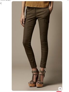 Burberry Cargo Pants for Women Navy Blue